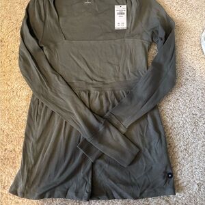 Hollister Sage Green Long Sleeve Top